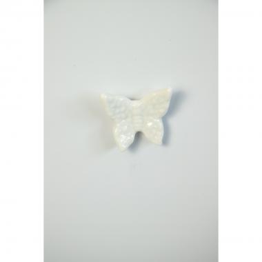 Magnet farfalla bianca h 4,5cm