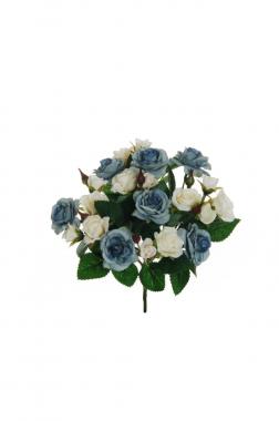 Open mini frisco rose bush x7 lovel light blue cream