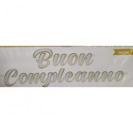 Festone kit scritta maxi Buon Compleanno unicorno cm. 600