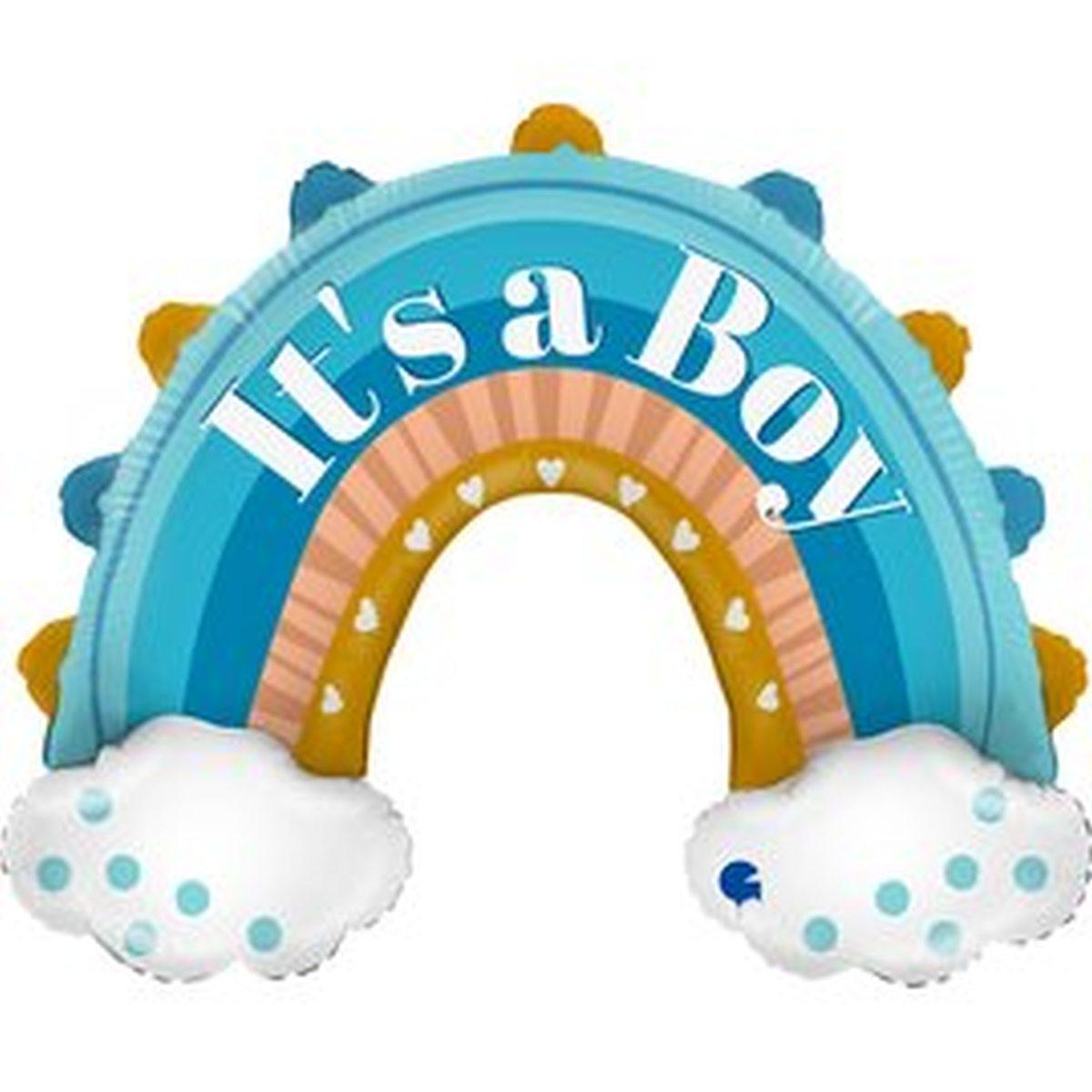 Arcobaleno azzurro 31'' 79 cm it'a boy