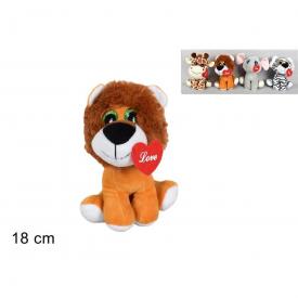 animaletto in peluche con cuore love mod assortiti e casuali 93635