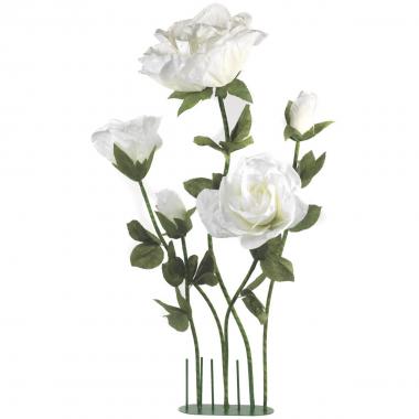 Rosa gigante s/5 impermeabile h 240 bianca